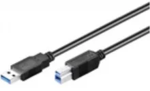 Kaabel Microconnect USB 3.2 Gen 1 A-B, USB3.0AB1B, 1 m, must