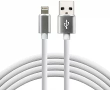 Kaabel everActive CBS-1.5IW USB, 2.4 A, 1,5 m, valge
