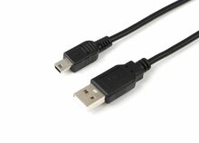 Kaabel MicroConnect USB-A - miniUSB, USBMB53, 3 m, must