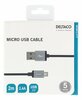 Kaabel Deltaco MICRO-113F USB-A male - USB Micro B male, 2 m, 2.4 A, must