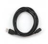 Kaabel Gembird CCP-MUSB2-AMBM-1M, USB-A/Micro USB, 1 m, must