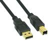 Juhe Inline 34550S, USB 2.0 A - B, 10 m, must