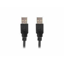 Kaabel Lanberg CA-USBA-20CU-0018-BK, USB-A M/M 2.0, 1.8 m, must