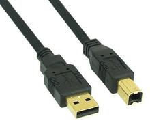 Juhe Inline 34550S, USB 2.0 A - B, 10 m, must