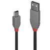 Kaabel Lindy 36725 USB 2.0 A - Mini-B, 5 m, must