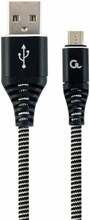 Kaabel Gembird CC-USB2B-AMmBM-1M-BW, USB 2.0, Micro USB, 1 m, must/valge