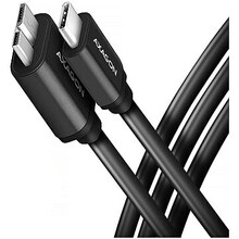 Kaabel Axagon BUMM3-CM10AB, USB Micro-B, 1 m, must