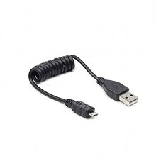 Kaabel Gembird CC-MUSB2C-AMBM-0.6M, USB 2.0, Micro USB, 0.6 m, must