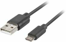 Kaabel Lanberg CA-USBM-20CU-0010-BK, USB 2.0 Micro-B, 1 m, must