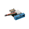 Adapter Akasa ZUUS-364, sisemine USB 3.1 emane USB 3.0 emane, 40 cm