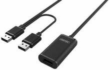Kaabel Unitek Y-278, USB 2.0, 10 m, must