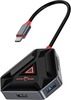 Adapter Sbox Hexagon 6 IN 1 Type-C HUB, must