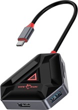 Adapter Sbox Hexagon 6 IN 1 Type-C HUB, must