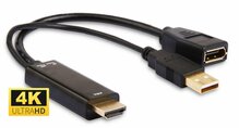 Adapter MicroConnect HDMI - Displayport M-F must