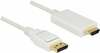 Adapter Delock 83818 Displayport to HDMI, 2 m, valge