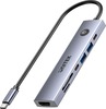 HUB Unitek USB-C 7-in-1 PD 100W HDMI 2.0 sisse/välja lülitiga
