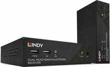Pikendaja Lindy Dual Head HDMI USB RS232 39374, Cat6, 100 m