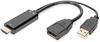 Adapter Digitus HDMI M to DP F 4K 30Hz 0,2m, must