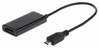 Adapter Gembird A-MHL-002 micro USB - HDMI, 0.16 m, must