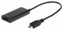 Adapter Gembird A-MHL-002 micro USB - HDMI, 0.16 m, must