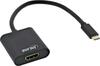 Adapter InLine USB-C to HDMI 64101B, must