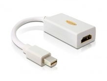 Adapter Delock mini DisplayPort to HDMI, valge