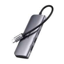 Adapter Ugreen CM195 USB-C to HDMI, 2x USB-A 3.0, SDTF