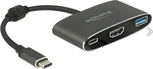 DELOCK USB 3.2 Gen 1 adapter USB-C male - USB-A + USB-C + HDMI female must, 20cm