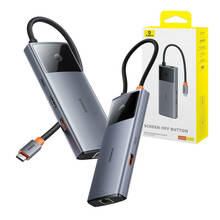USB-C jaotur Baseus Metal Gleam 2 Series 6in1