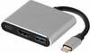 Adapter Tracer A-1 USB-C HDMI 4K USB 3.0 PDW 100W, hõbe