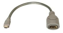 Adapter Lindy HDMI to HDMI 41298, 0.15 m, hall