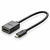 Adapter Ugreen Micro HDMI to HDMI 20134, 20 cm, must