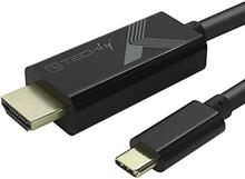 Adapter Techly USB-C to HDMI 5 m, must