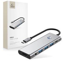Adapter TECH PROTECT HB04 HUB 9in1 USB-C, hall