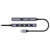 USB-C jagaja Cudy UH500, 6-in-1, 4K 30Hz HDMI, USB-C PD, 4x USB-A 3.0, hall
