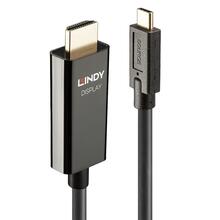 Kaabel Lindy USB-C to HDMI 43317, 10 m, must