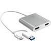 Adapter J5CREATE USB-C to Dual HDMI JCA365-N