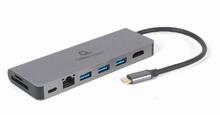 Adapter Gembird A-CM-COMBO5-05 USB-C 5in1, hall