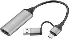 Adapter Sandberg HDMI Capture Link to USB-C/A 136-70