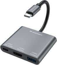 Jagaja Wozinsky USB-C PD 100W HDMI 4K30Hz USB-A 10Gbps WHCH-01, hall