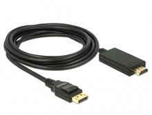 Adapterkaabel Delock Displayport 1.2 - HDMI-A 85318, 3 m, must