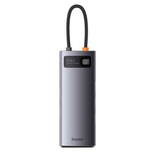 USB-C hub Baseus StarJoy 8in1 (3x USB 3.1 + HDMI + USB-C PD + RJ45 + microSD/SD)