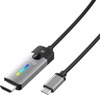 Adapter J5Create USB-C to HDMI JCC157, 1,79 m, must/hall