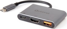 Adapter Platinet Multimedia 3in1 45984