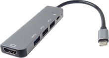 Adapter USB-C to HDMI + USB3.0 + 2x USB2.0 + PD PREMIUMCORD PremiumCord