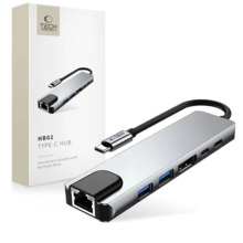 Tech-Protect HB02 HUB adapter 6in1 USB-C hall