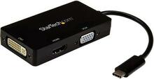 Adapter StarTech CDPVGDVHDBP USB-C multiport HDMI VGA DVI-D