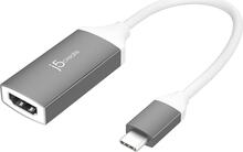 USB-C ja 4K HDMI adapter J5CREATE JCA153G-N hõbe/valge