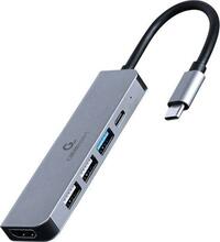 Adapter Gembird A-CM-COMBO5-03 USB-C 5-in-1, hall
