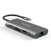 Adapter Extra Digital USB Type-C HDMI, 2 x USB 3.0, 1 x USB 2.0, 1 x Type C (PD), SD, RJ45